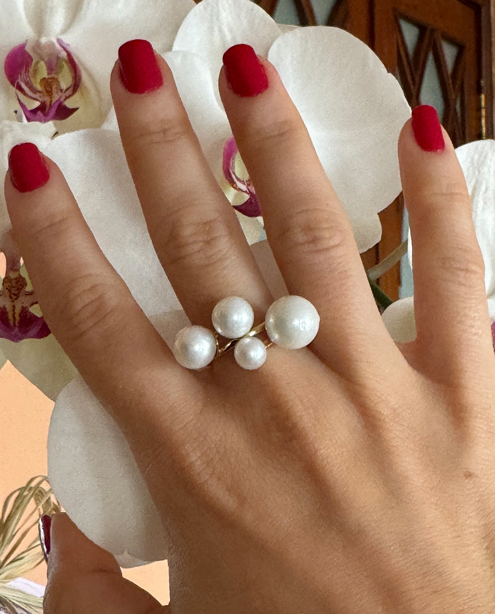 Anel em Ouro 18k/750 com Pérola Shell