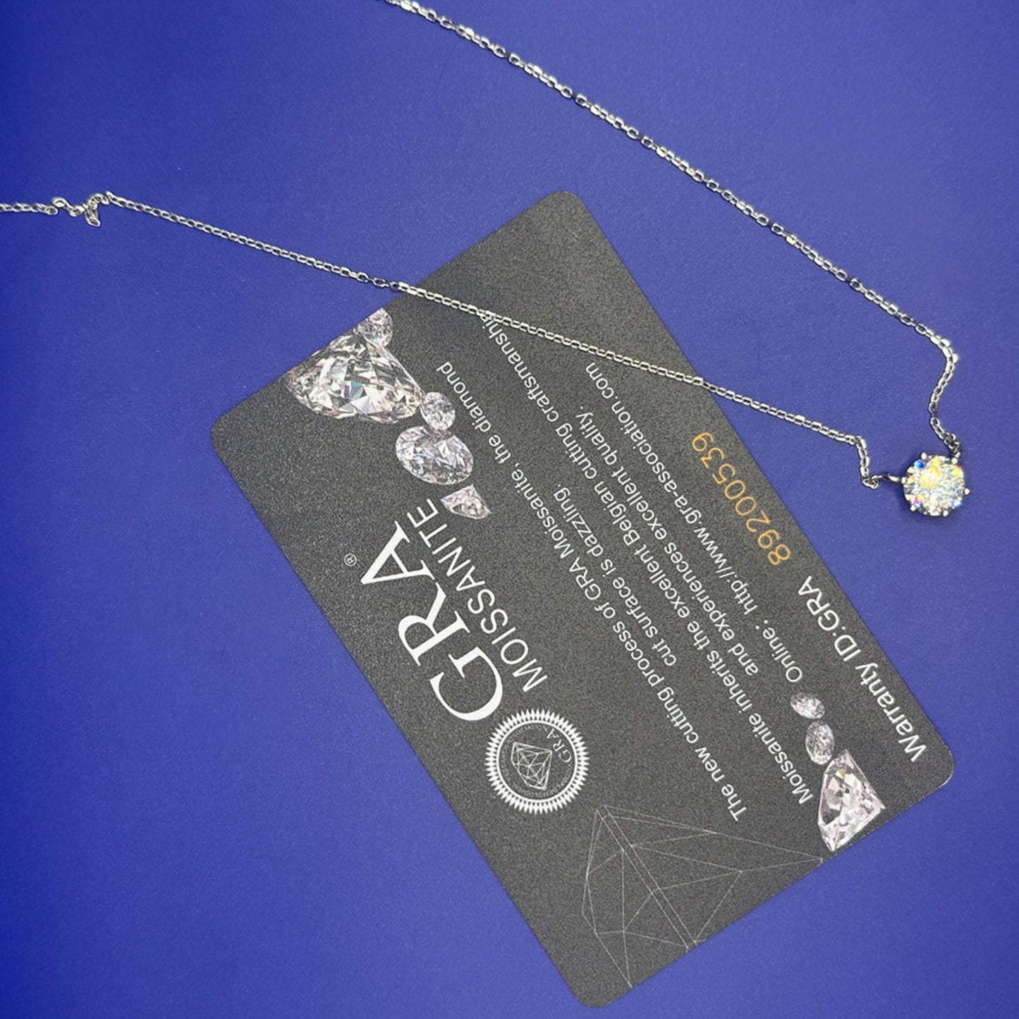 Corrente em Prata 925 e Moissanite 7mm