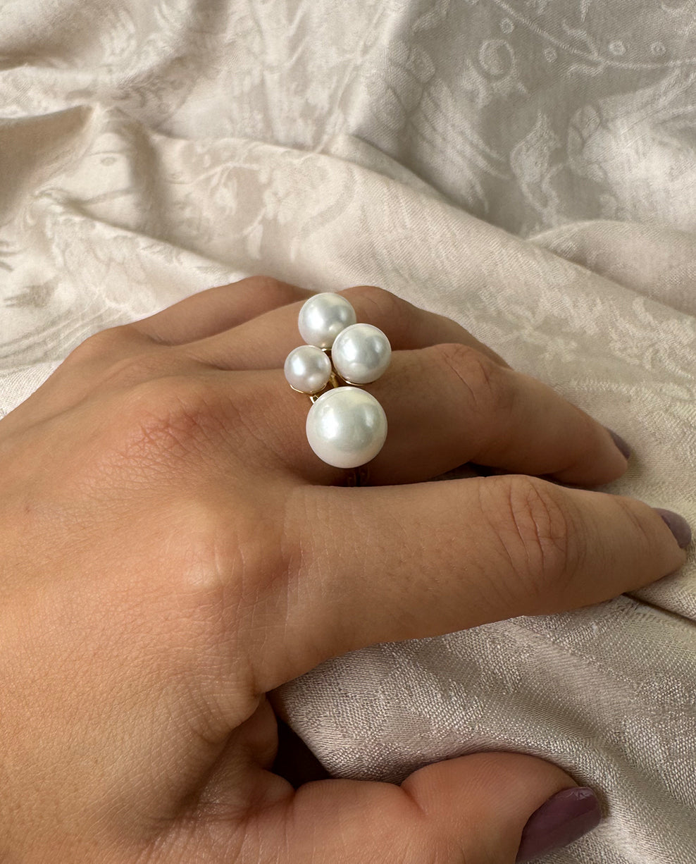 Anel em Ouro 18k/750 com Pérola Shell