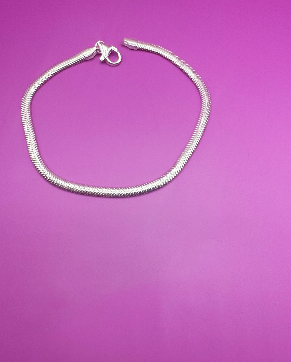 Pulseira em Prata 925 Ômega 18 cm