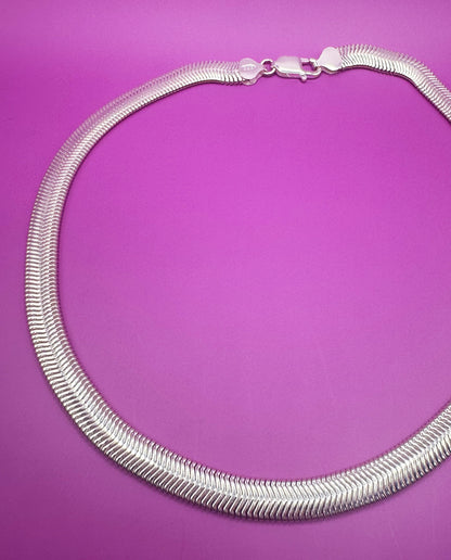 Colar em Prata 925 Ômega 40cm