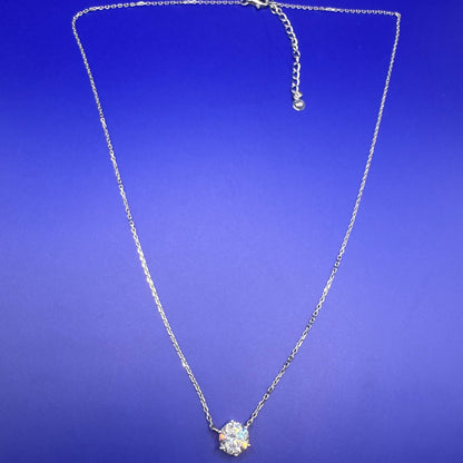 Corrente em Prata 925 e Moissanite 7mm