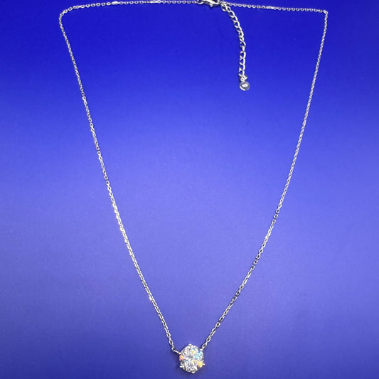 Corrente em Prata 925 e Moissanite 7mm