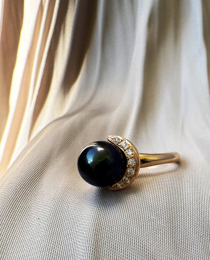 Anel Blue Moon Ouro Rose 18k