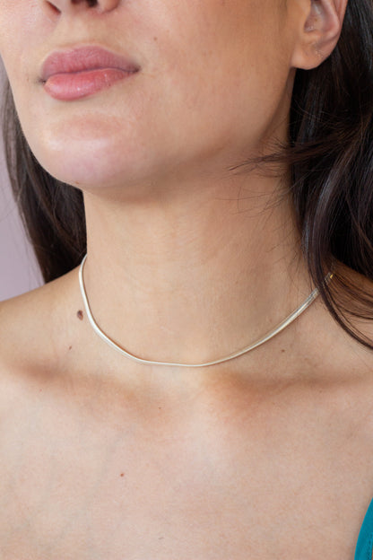 Colar em Prata 925 Ômega – 40cm